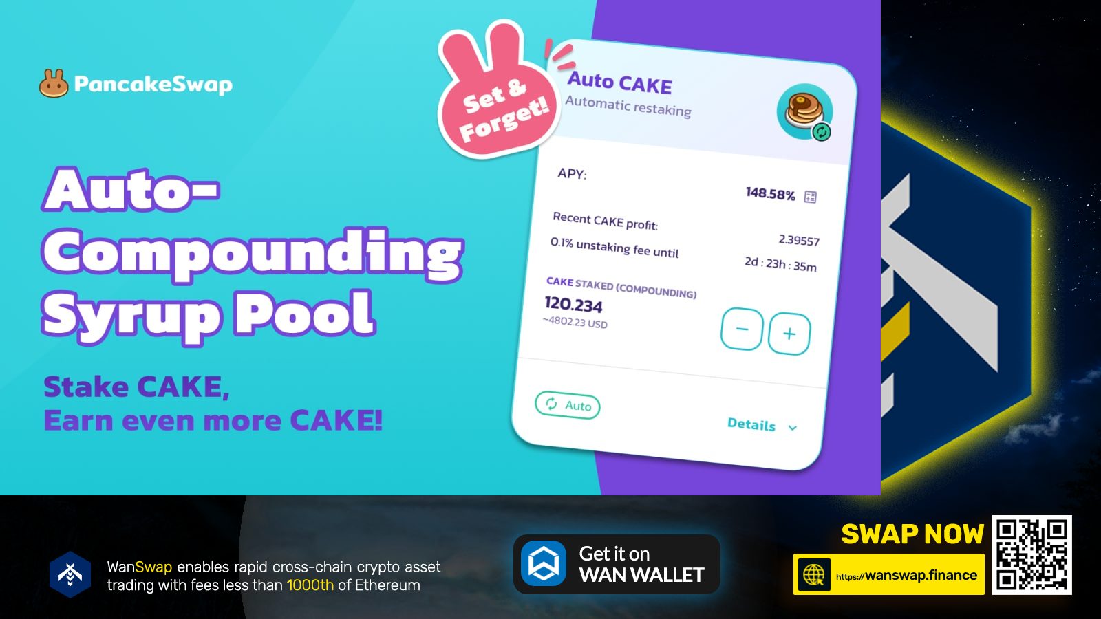 PancakeSwap Launches Auto-Compounding CAKE Pool - Smart ...