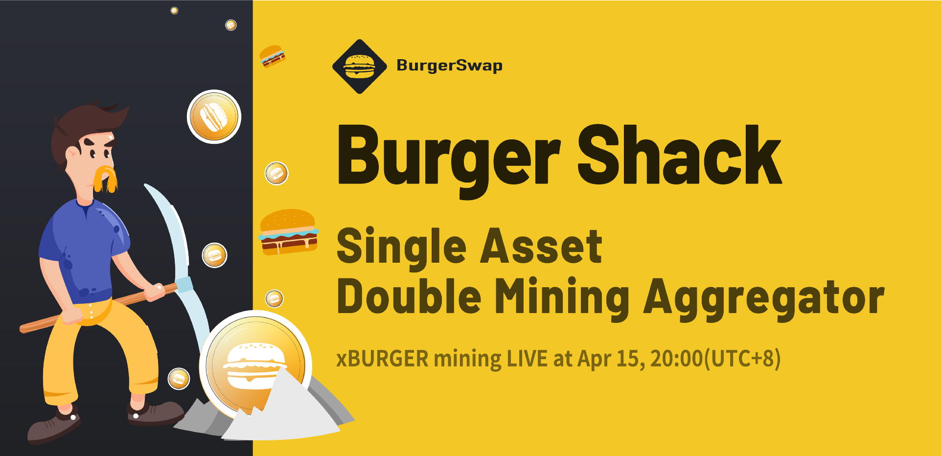 Burgerswap Launching of Burger Shack - Smart Liquidity Network