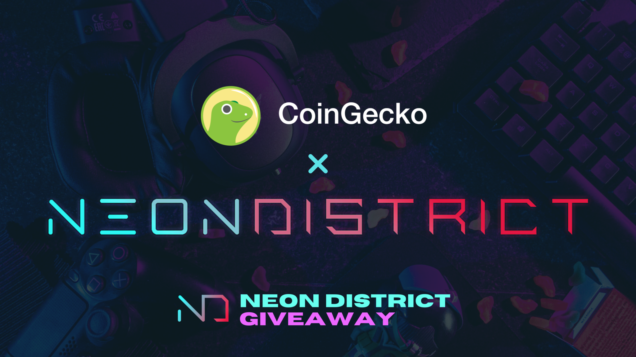 Neon District x CoinGecko NFT Collaboration Smart