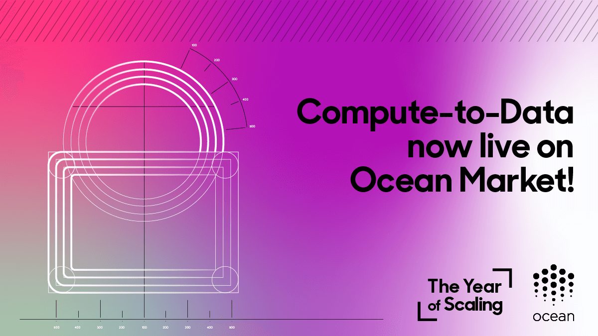 Compute-to-Data is now available in Ocean Market