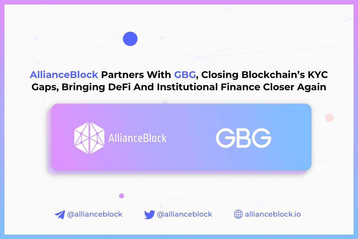 AllianceBlock Partners With GBG