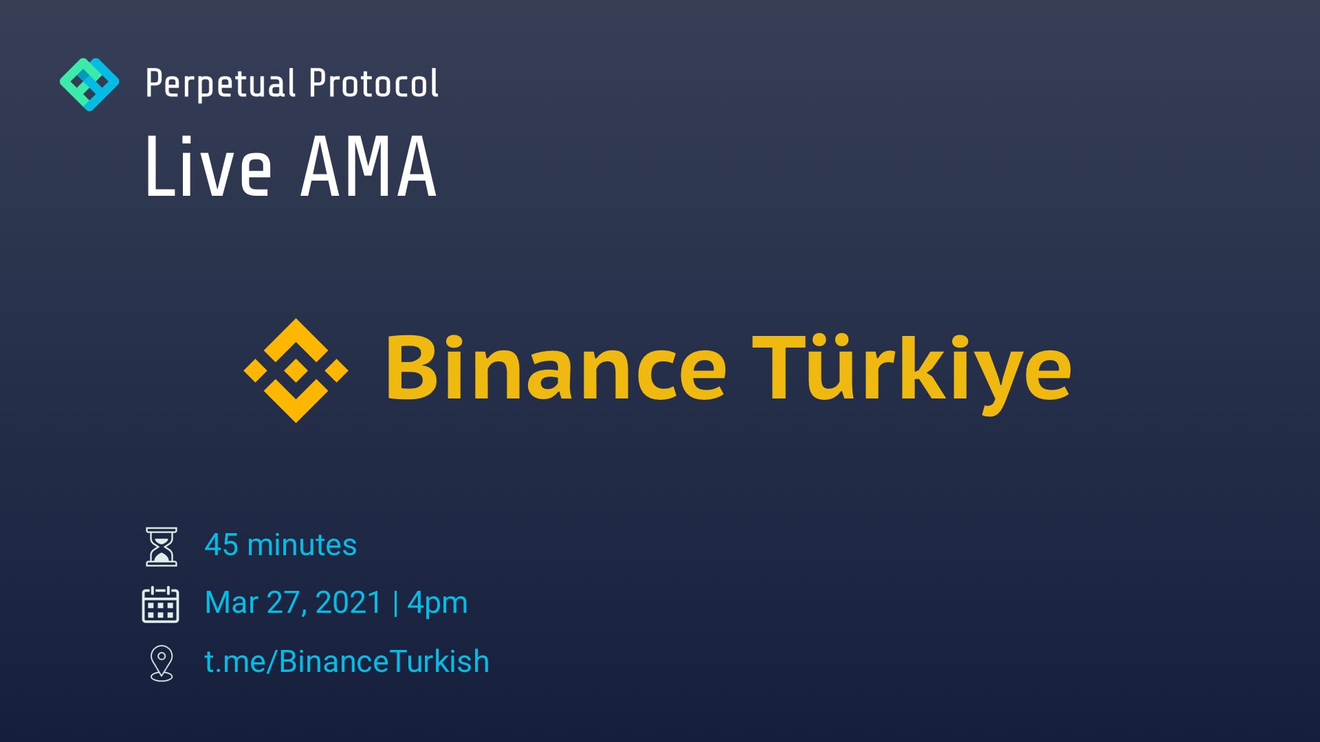 Perpetual Protocol Live AMA with Binance Turkey