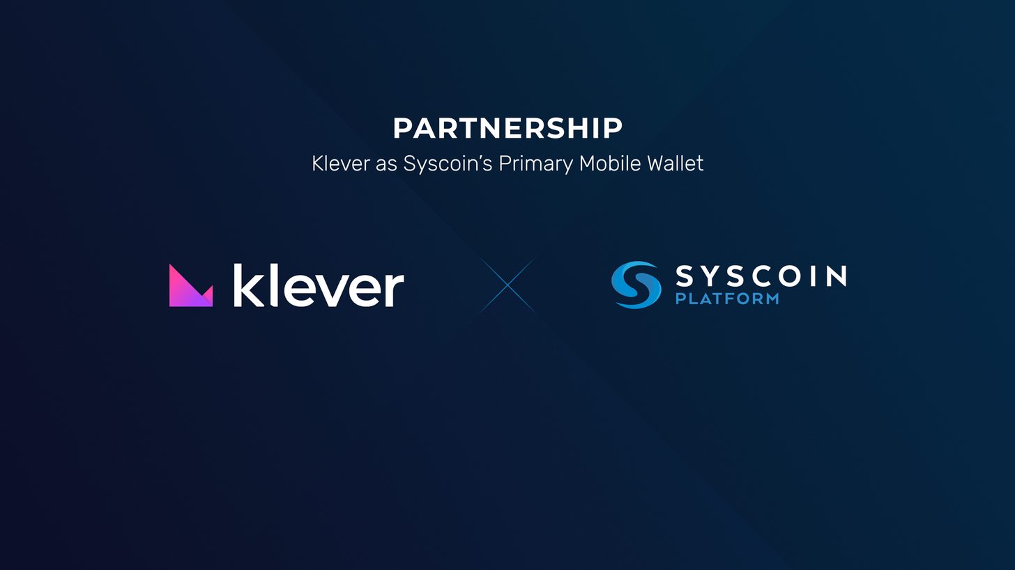Syscoin & Klever Integration
