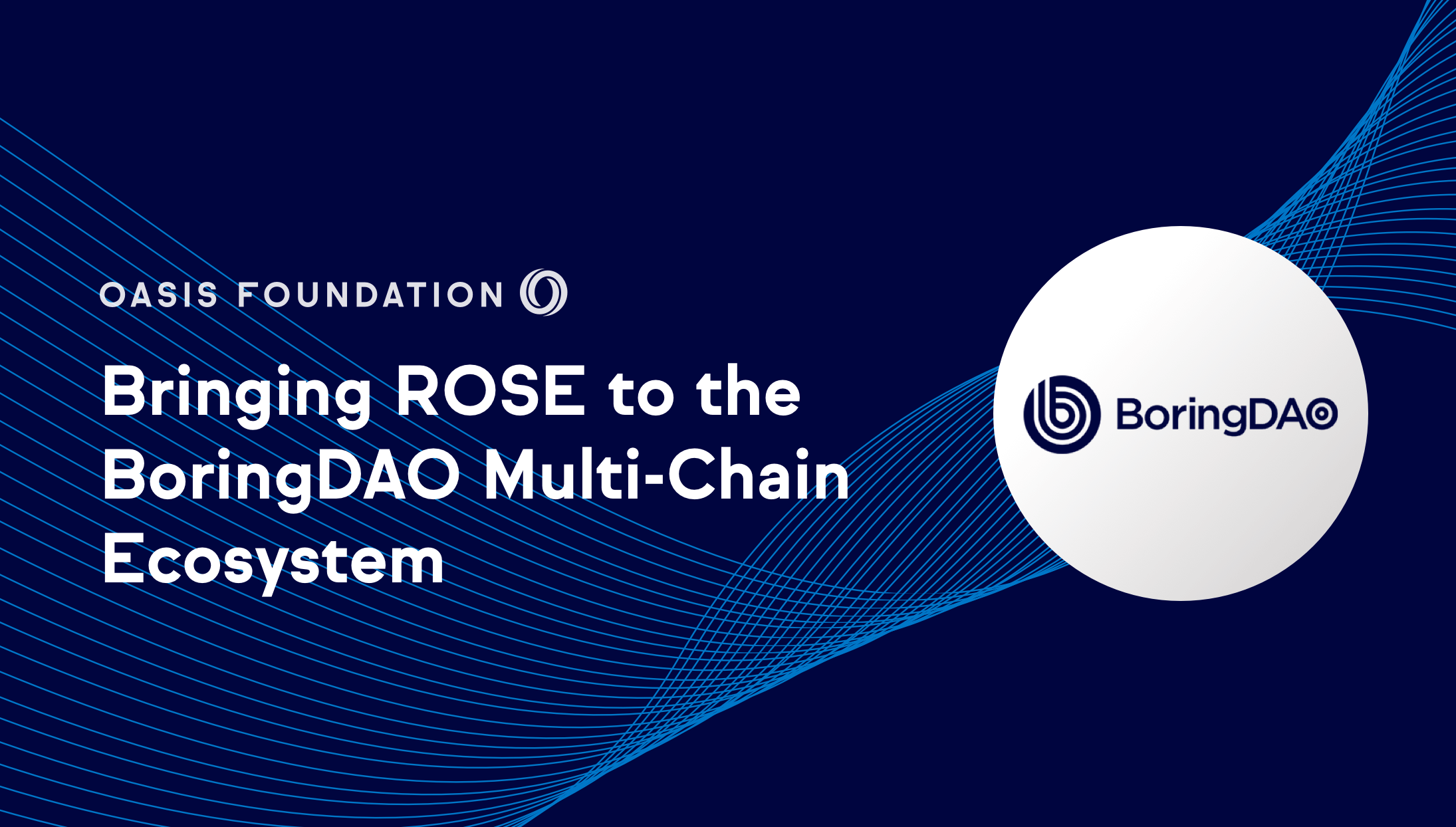 ROSE & Oasis Network Integration with BoringDAO