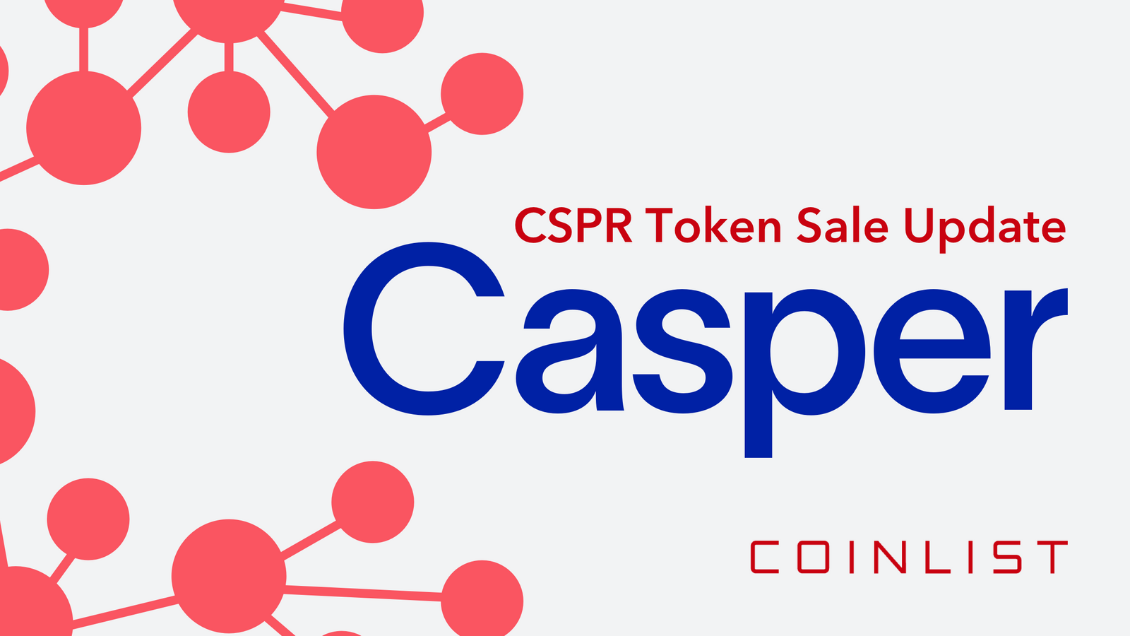 Casper's Token Sale on CoinList