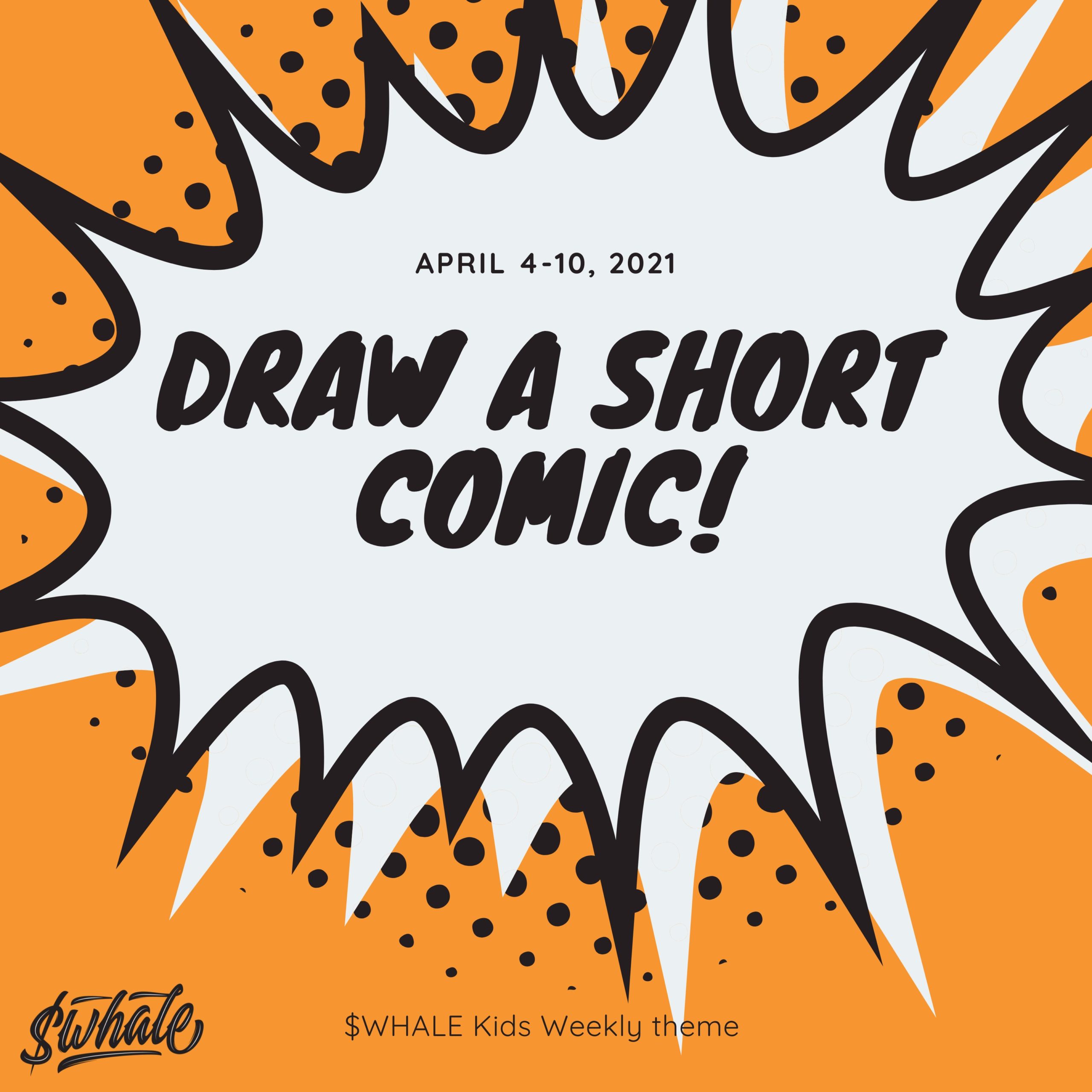 "Draw a short comic" by Whale Community