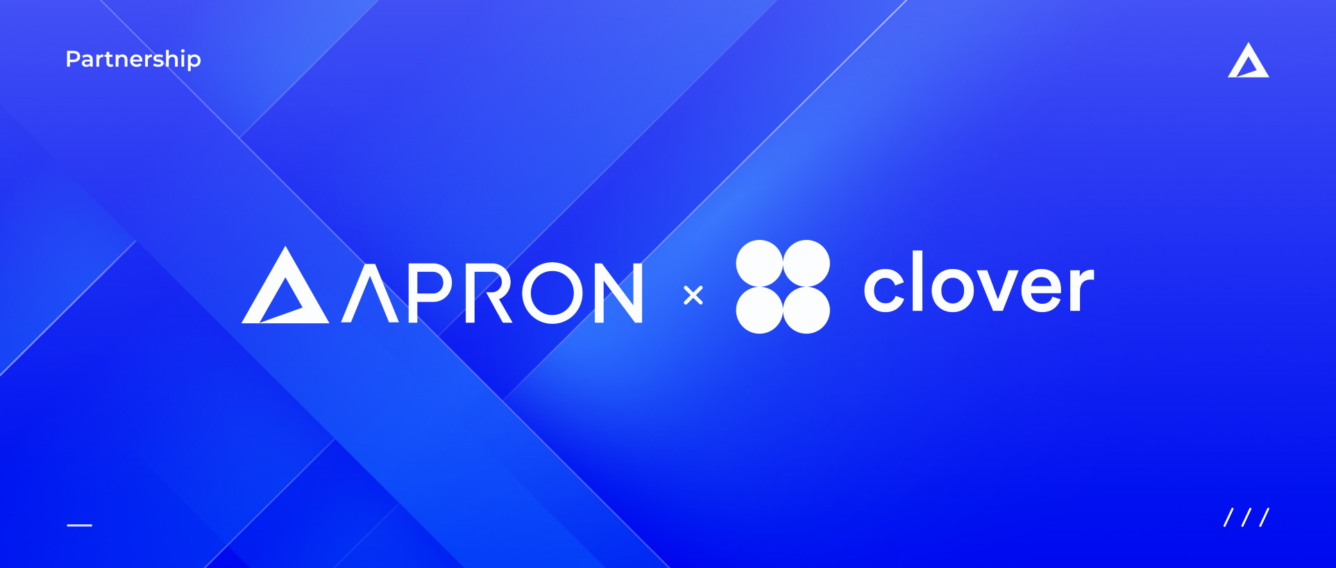 Clover Finance announces collaboration with Apron network ...