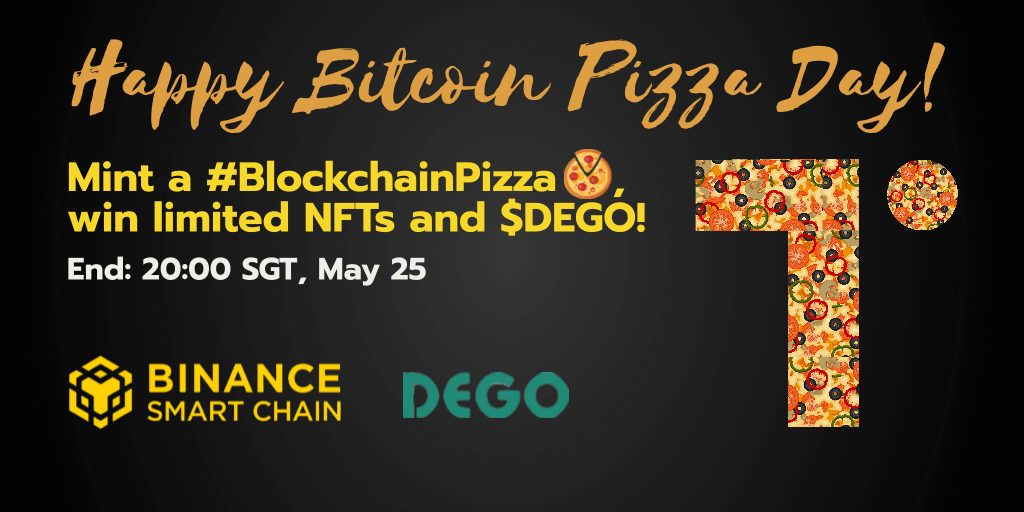 DEGO and BSC #BlockchainPizza