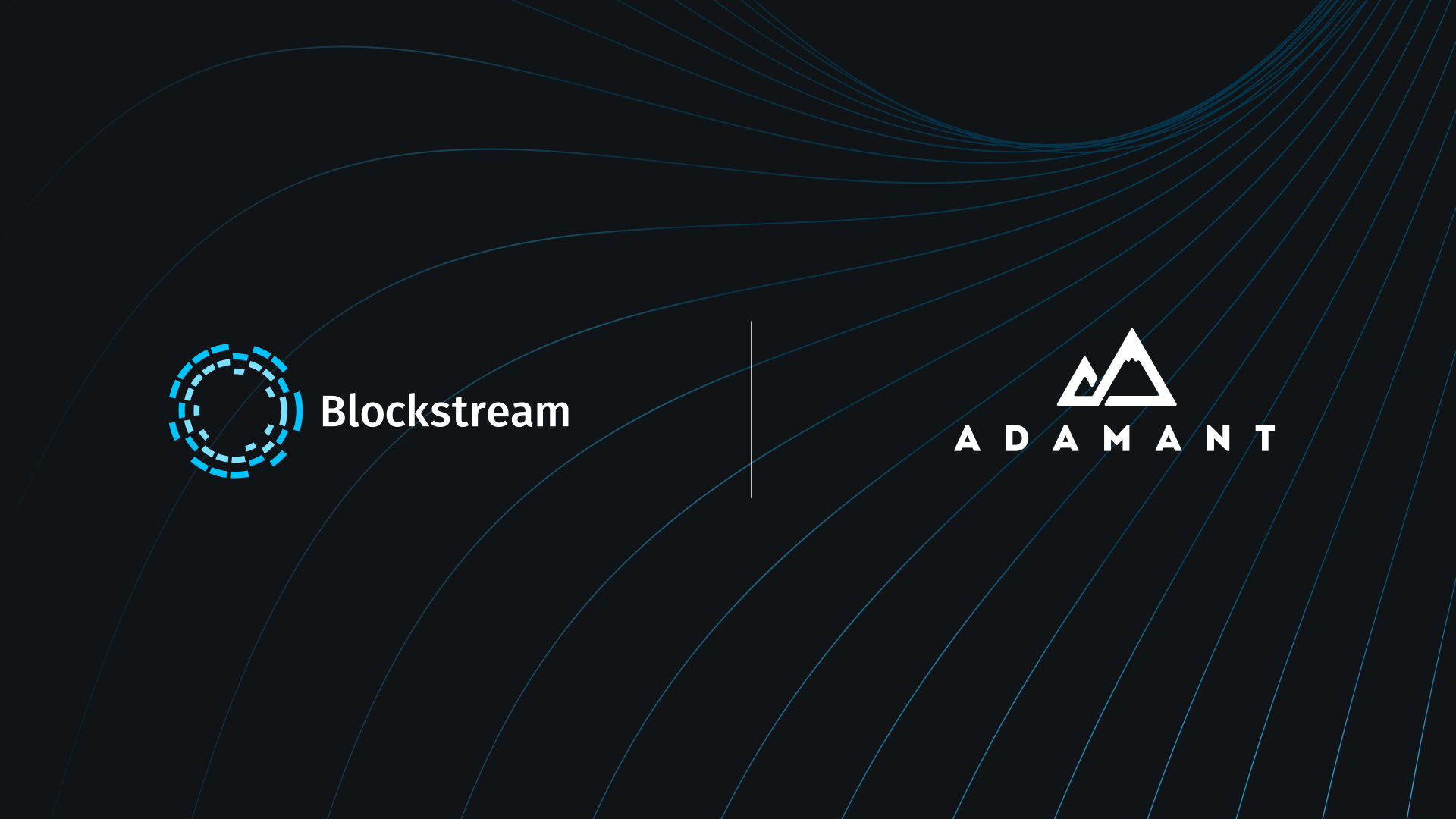 Blockstream x Adamant Capital Partnership