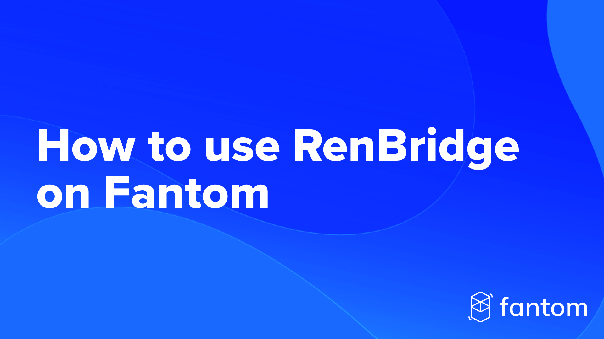 Guide How to use RenBridge on Fantom