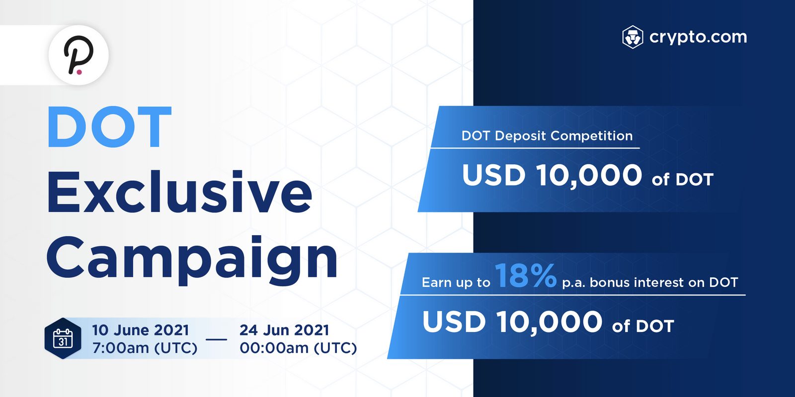 DOT Exclusive Campaign by Crypto.com