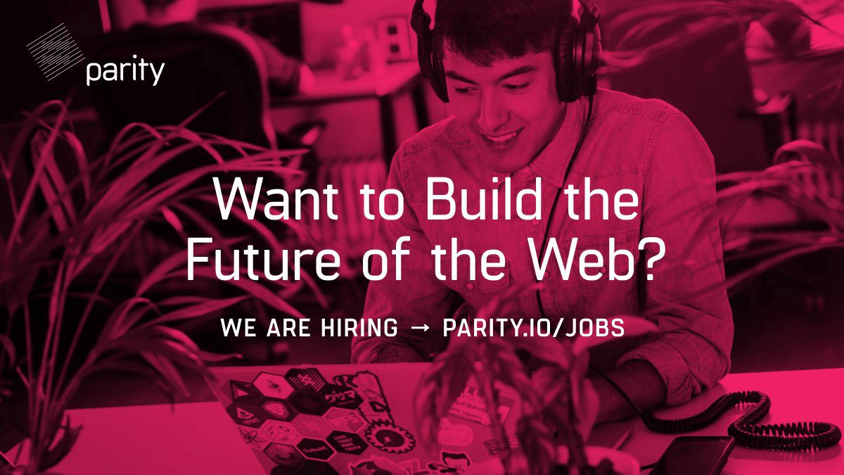 Parity Technologies Is Hiring