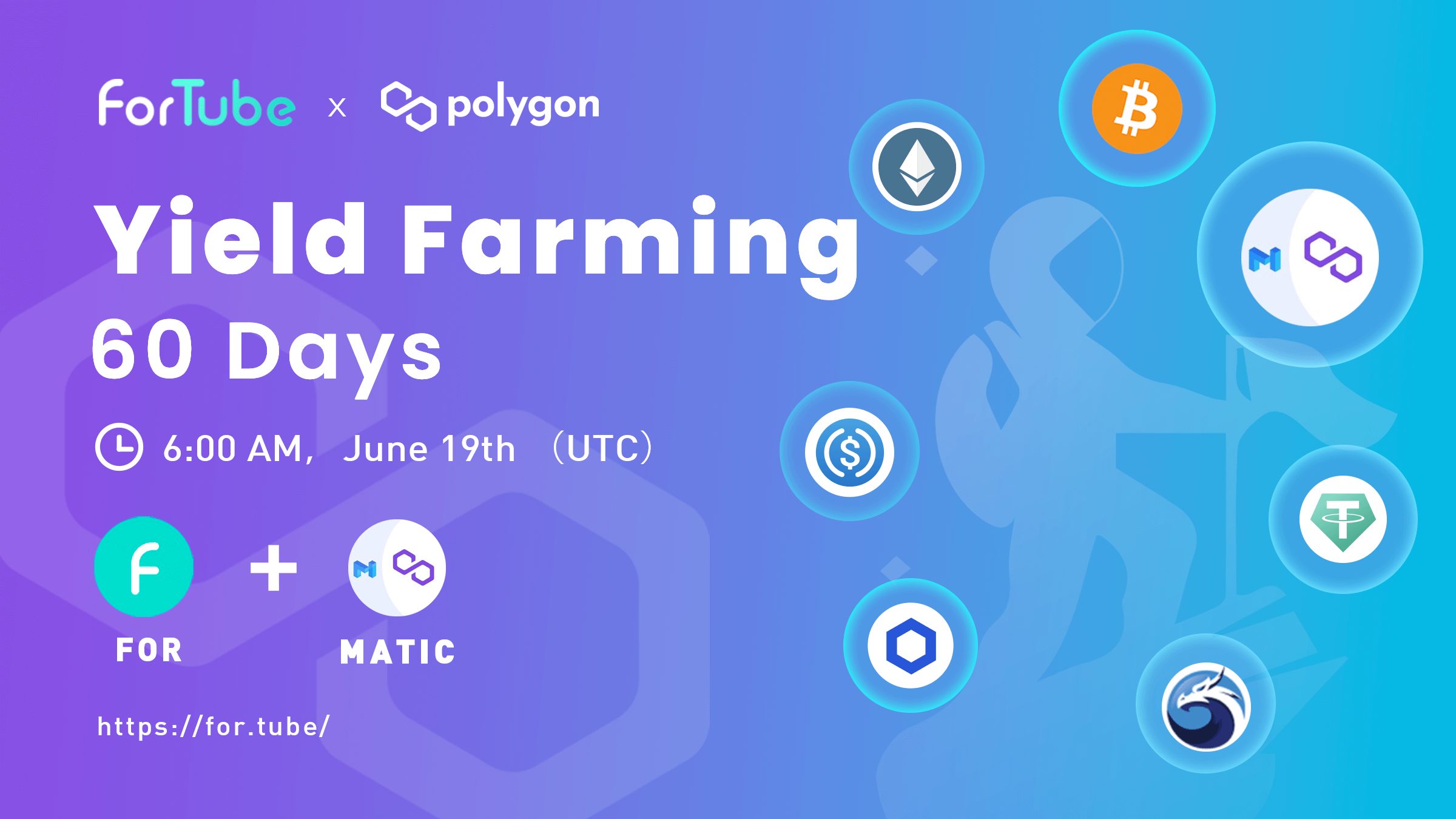 Yield Farming Campaign by ForTube Polygon Version