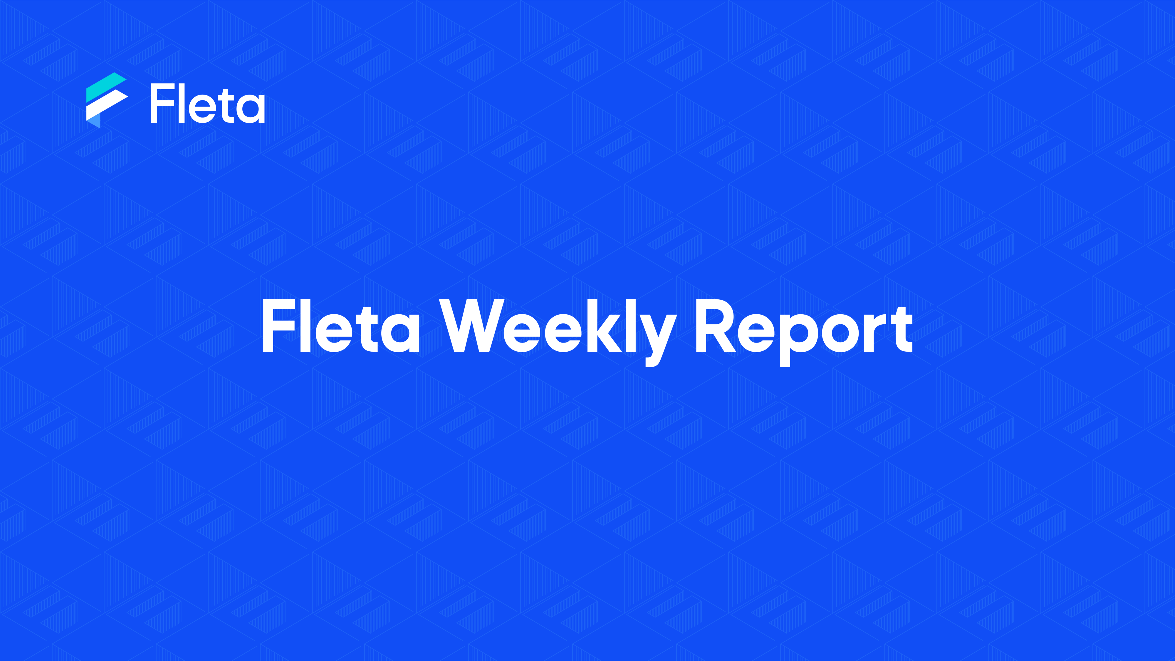 FLETA Weekly Report