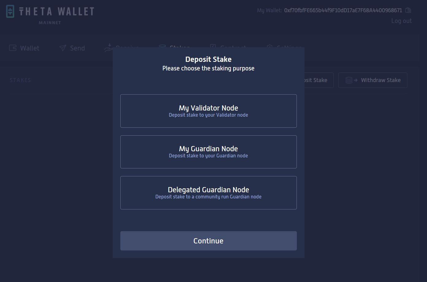 Theta Network 1-click Delegated Staking