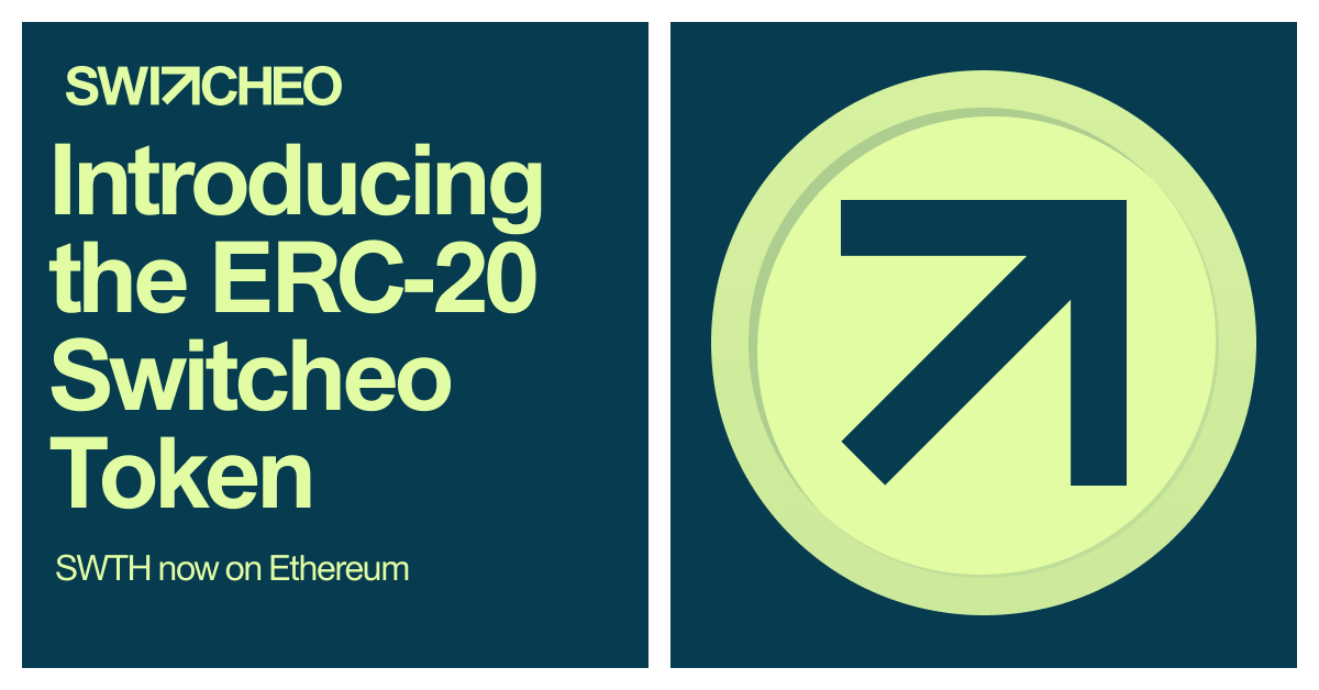 Introducing ERC-20 Switcheo Token