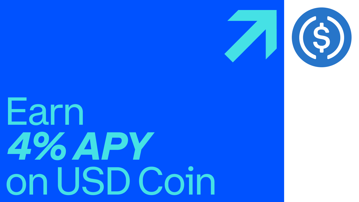 Coinbase Launches High Yield USDC Accounts With 4% APY ...