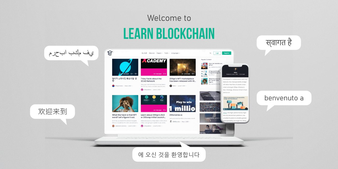 LearnBlockchain Website Launch by Zilliqa x Zillacracy