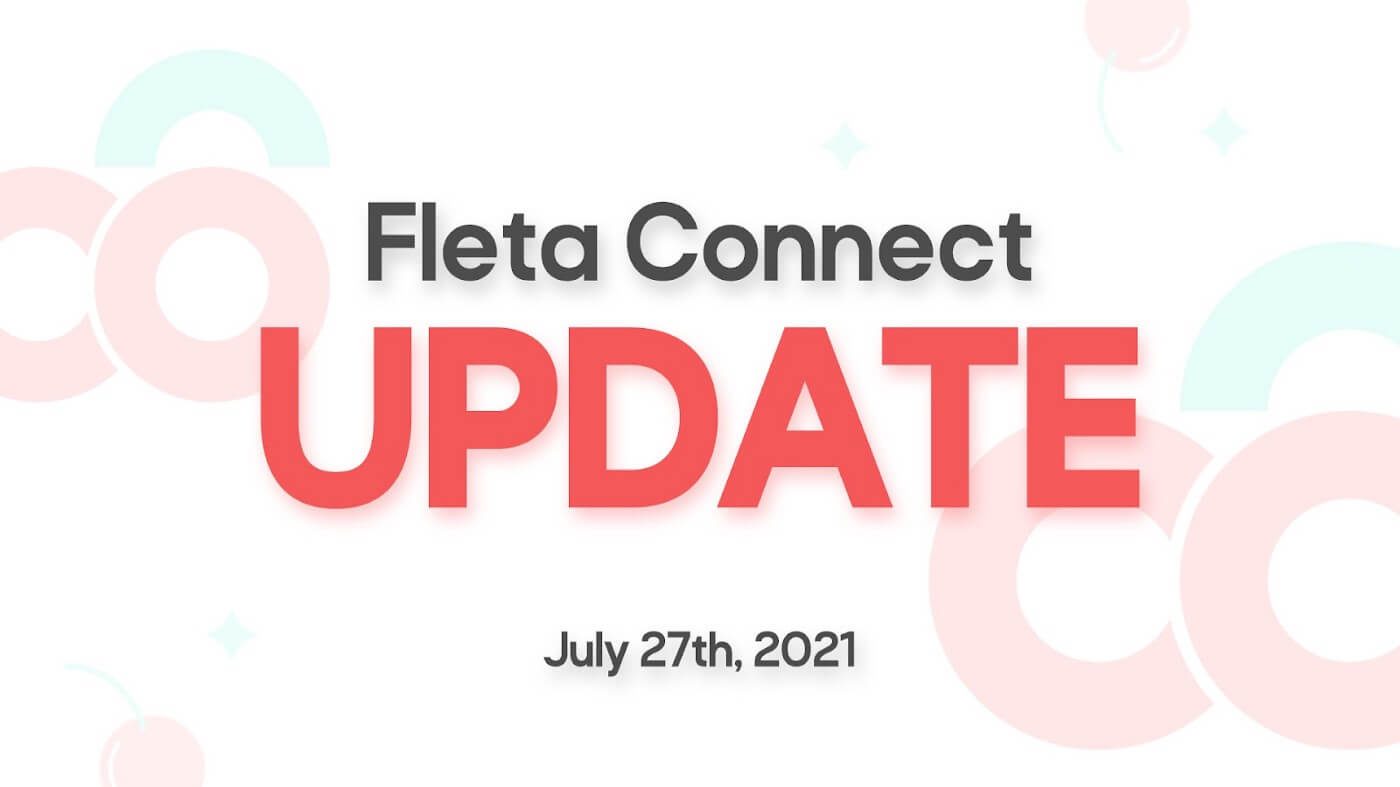 Fleta Connect Update by July 27