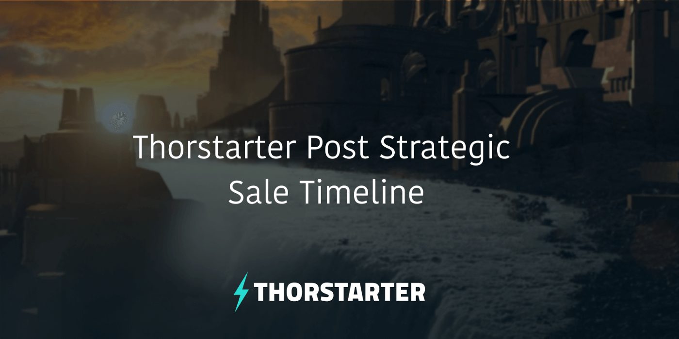Thorstarter Post Strategic Sale