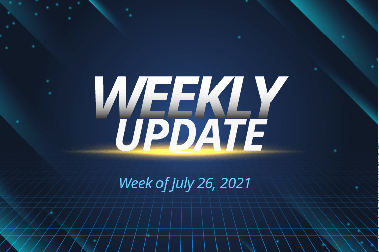 IDEX Weekly Update | July 26, 2021