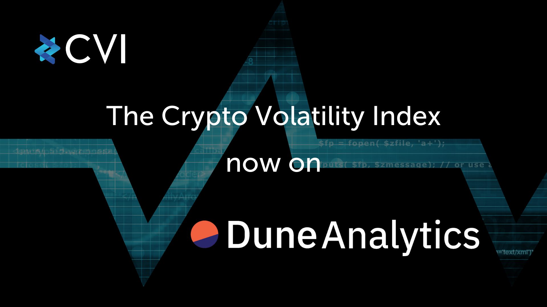 Crypto Volatility Index is Now on Dune Analytics