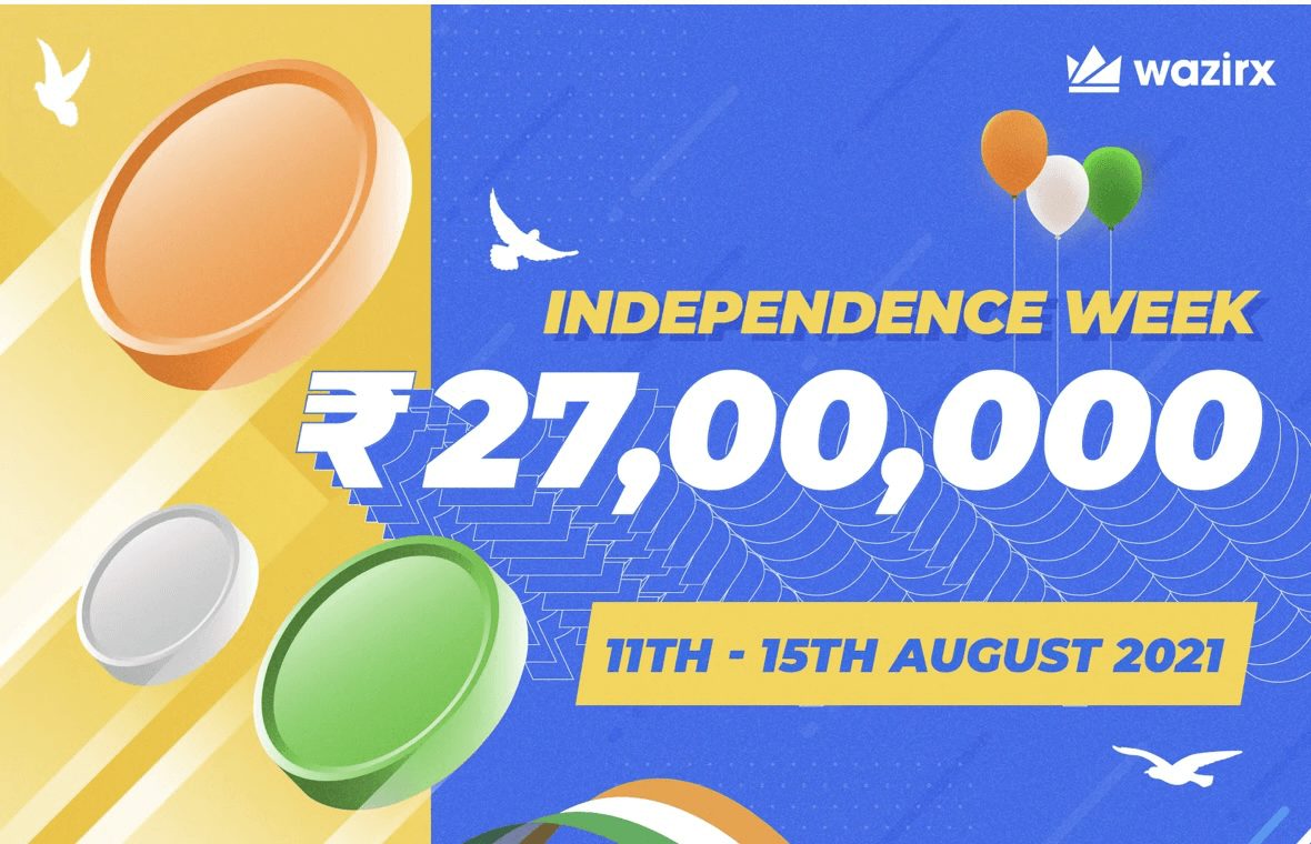 Independence Week with Crypto by WazirX