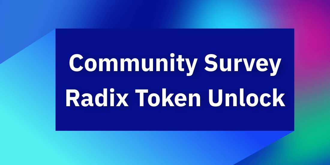 Radix Community Survey