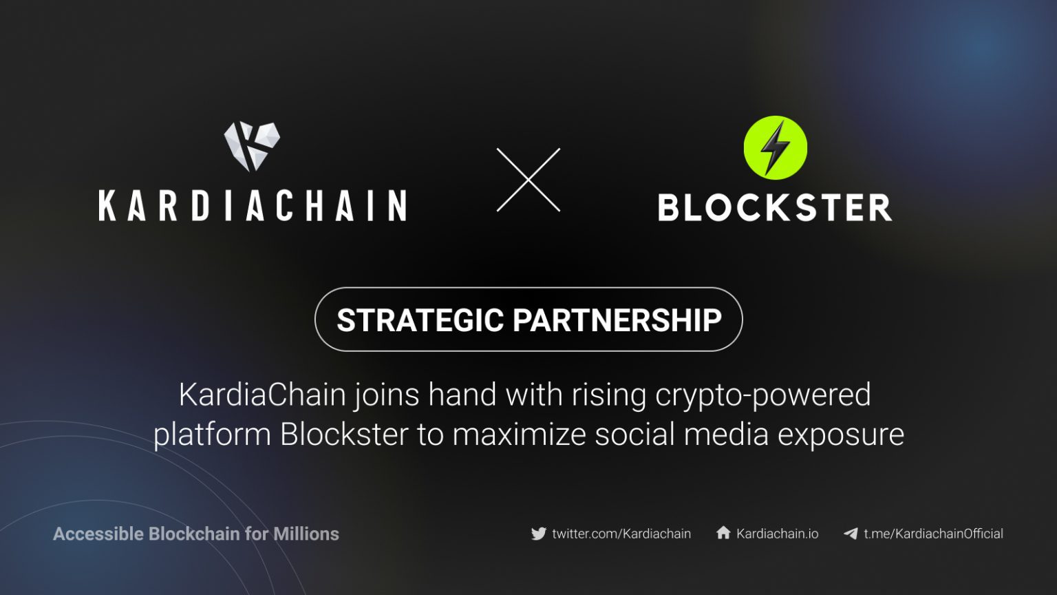 KardiaChain x Blockster Partnership