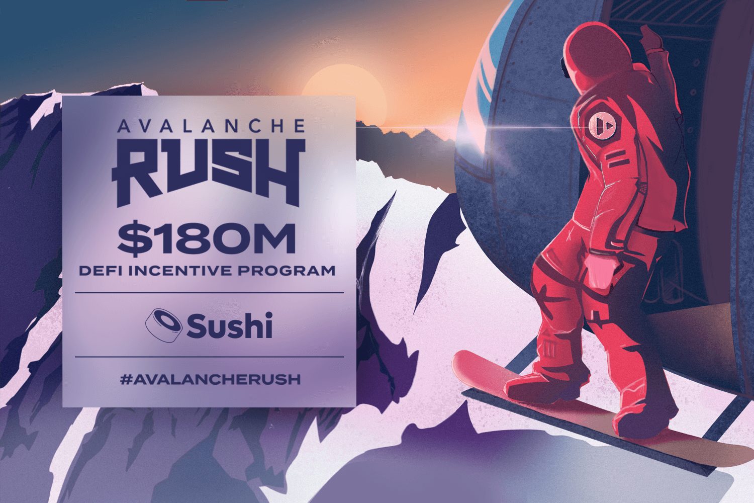 Sushi Joins Avalanche Rush Incentive Program