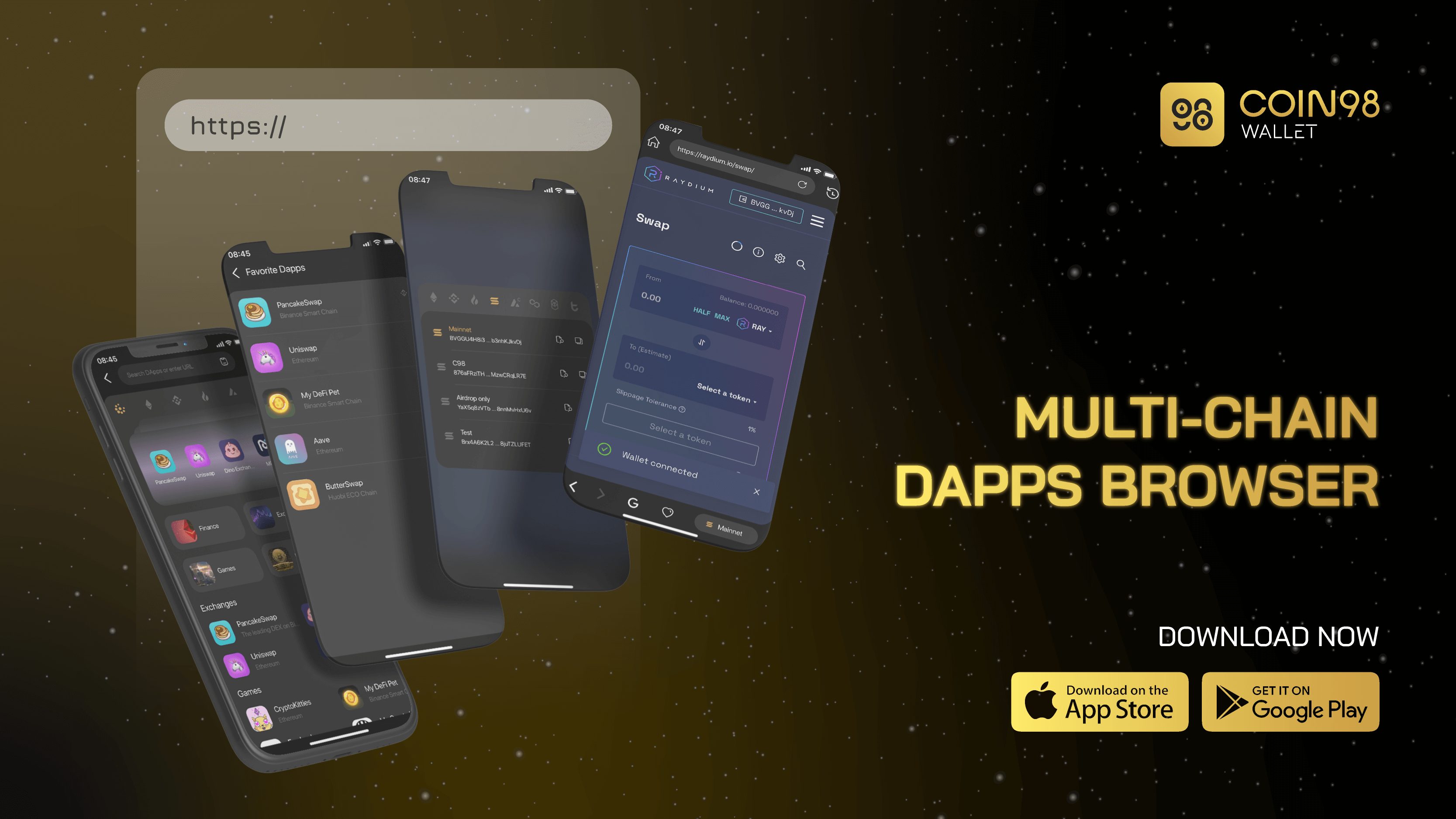 Coin98 Wallet Multi-Chain DApp Browser