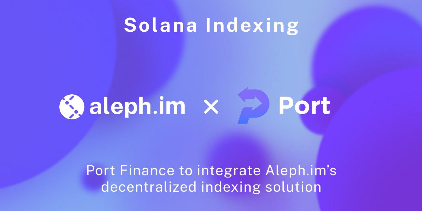 Port Finance x Aleph.im Integration