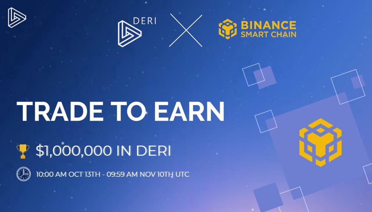 Trade to Earn with Deri Protocol on BSC
