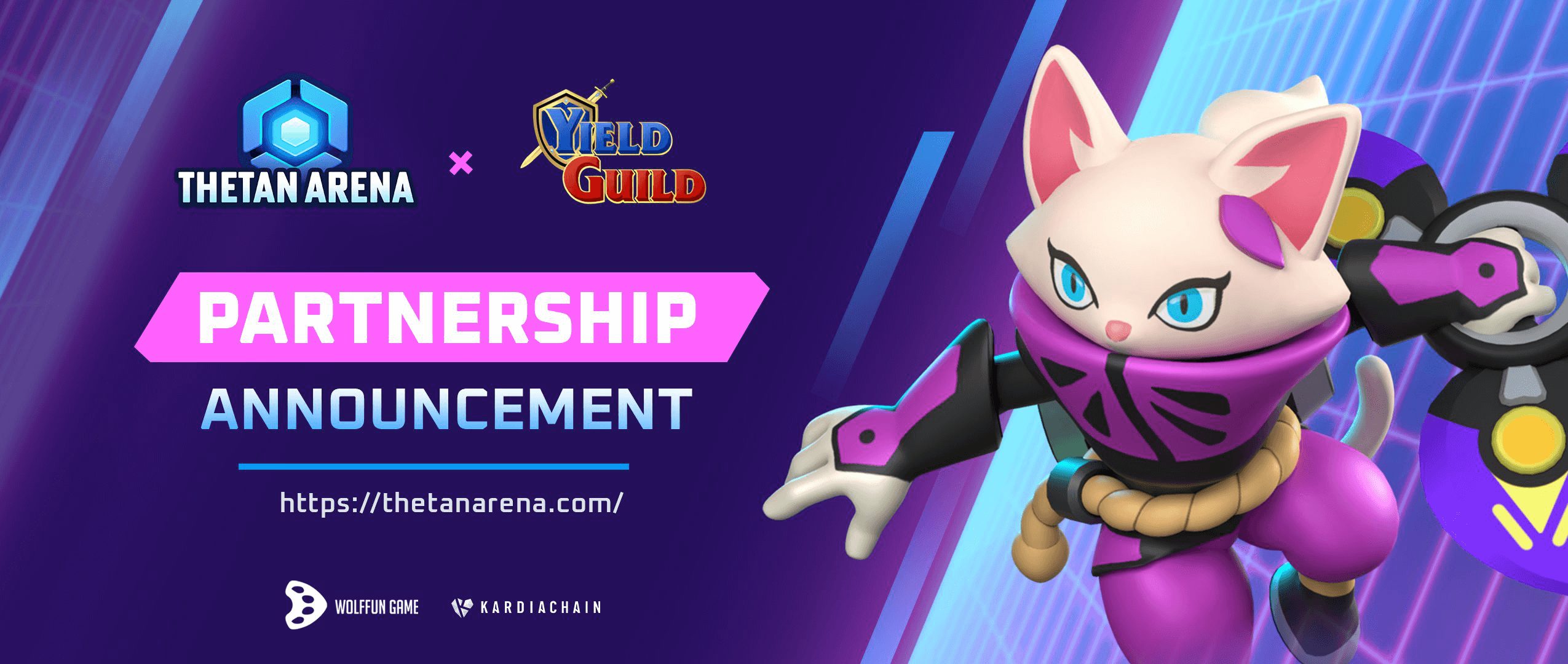Thetan Arena x Yield Guild Games Collaboration