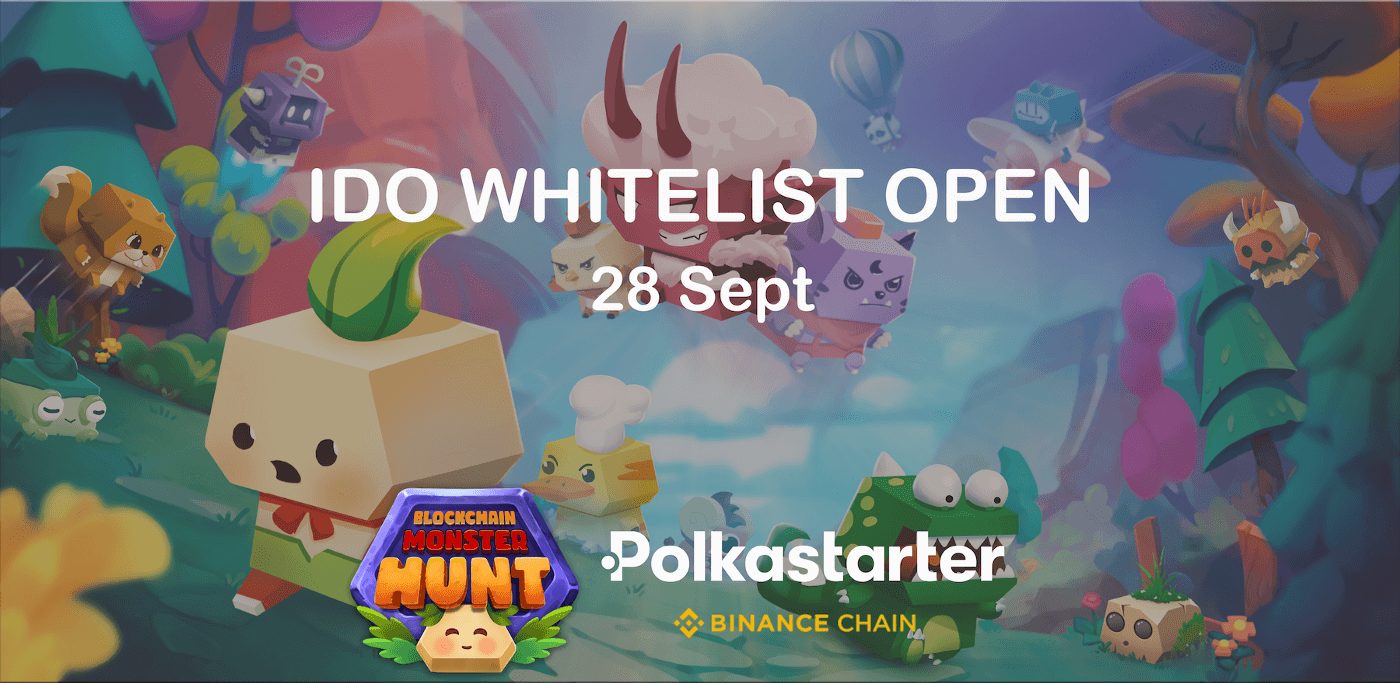 Blockchain Monster Hunt x Polkastarter IDO Whitelist