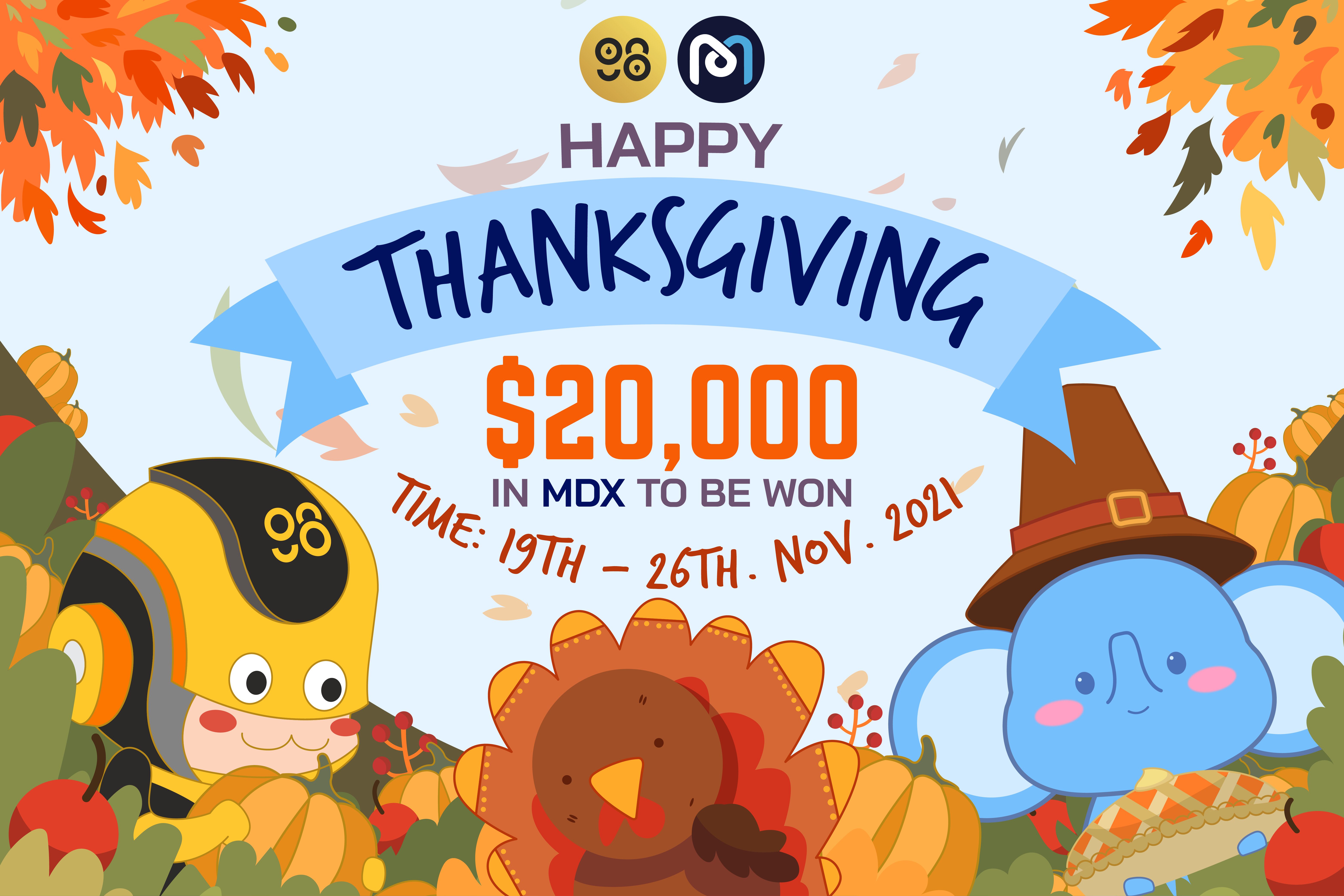 MDEX x Coin98 Thanksgiving Event