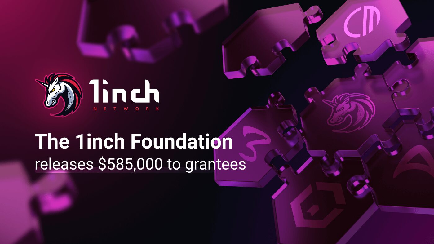 1inch Releases $585,000 to Grantees