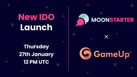 GameUp is Launching on MoonStarter
