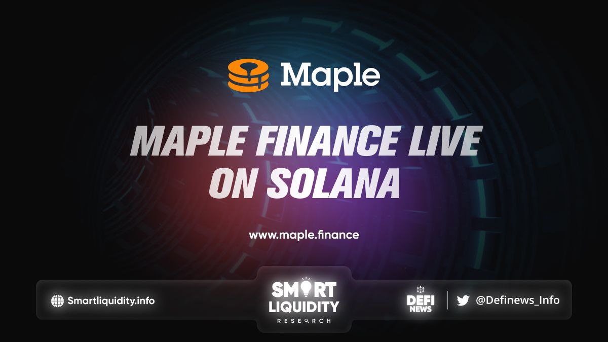 Maple Now On Solana