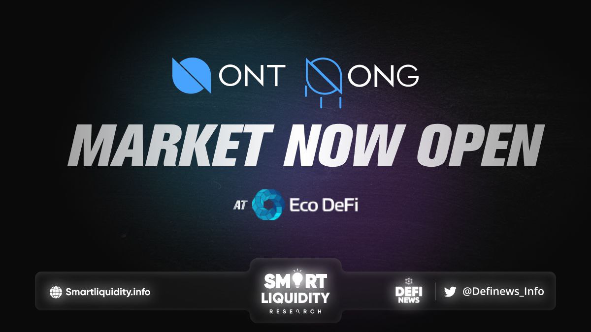 ONT and ONG Markets Now On Eco DeFi