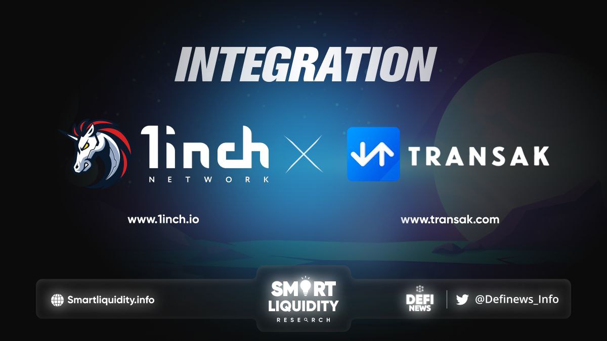 Transak Integrates With 1inch