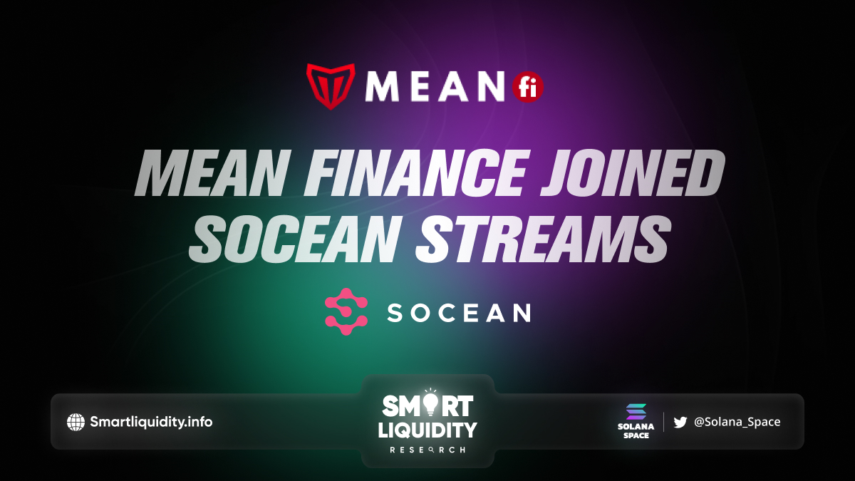 Mean Finance Joined Socean Streams