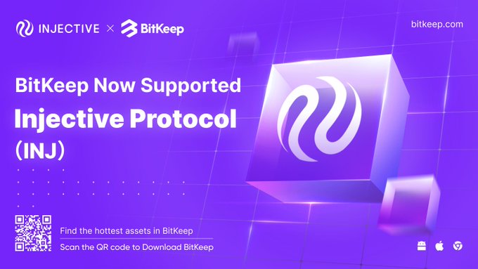 BitKeep adds Injective Protocol (INJ) to its list of supported mainnets