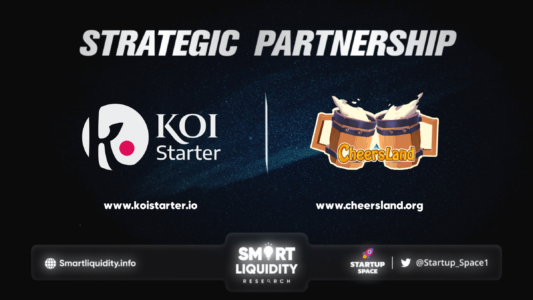 KOIStarter and CheersLand Partnership!