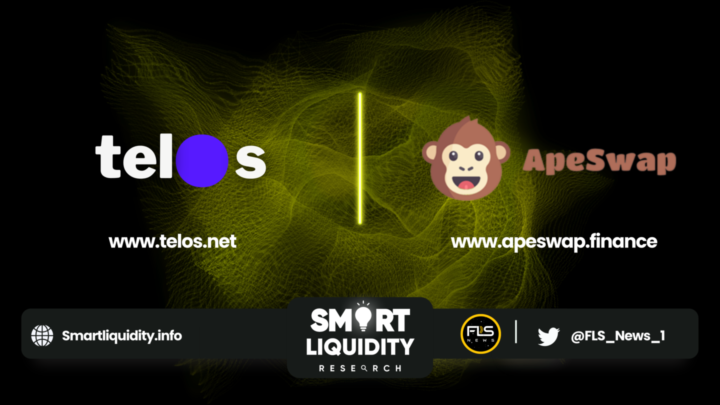 Telos Strategic Partnership With ApeSwap