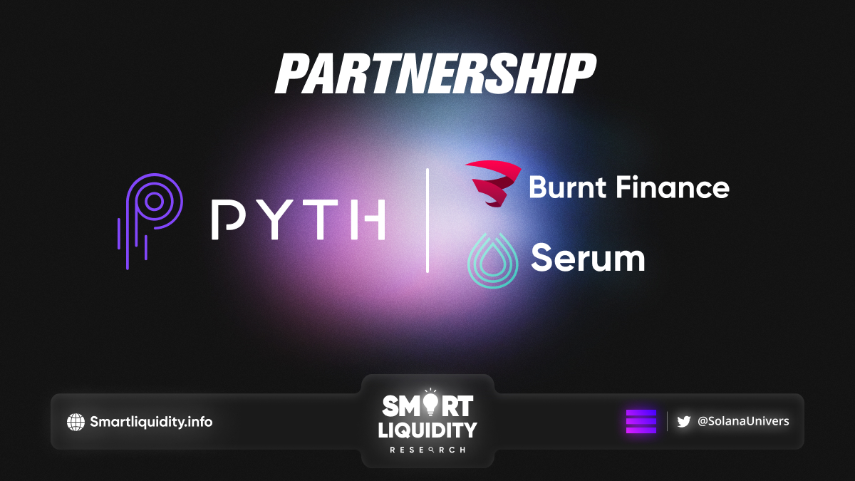 Pyth Network Partnership with Serum and Burnt Finance