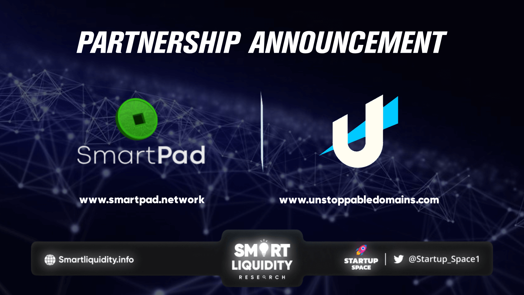 SmartPad x Unstoppable Domains Partnership!
