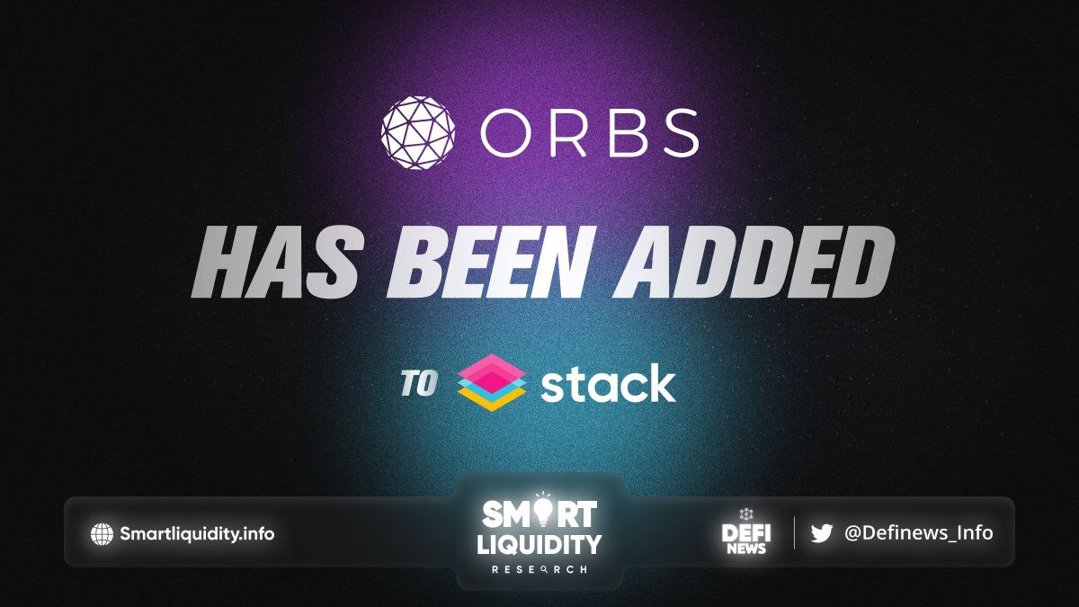 Orbs Is Added To Stack Analytics