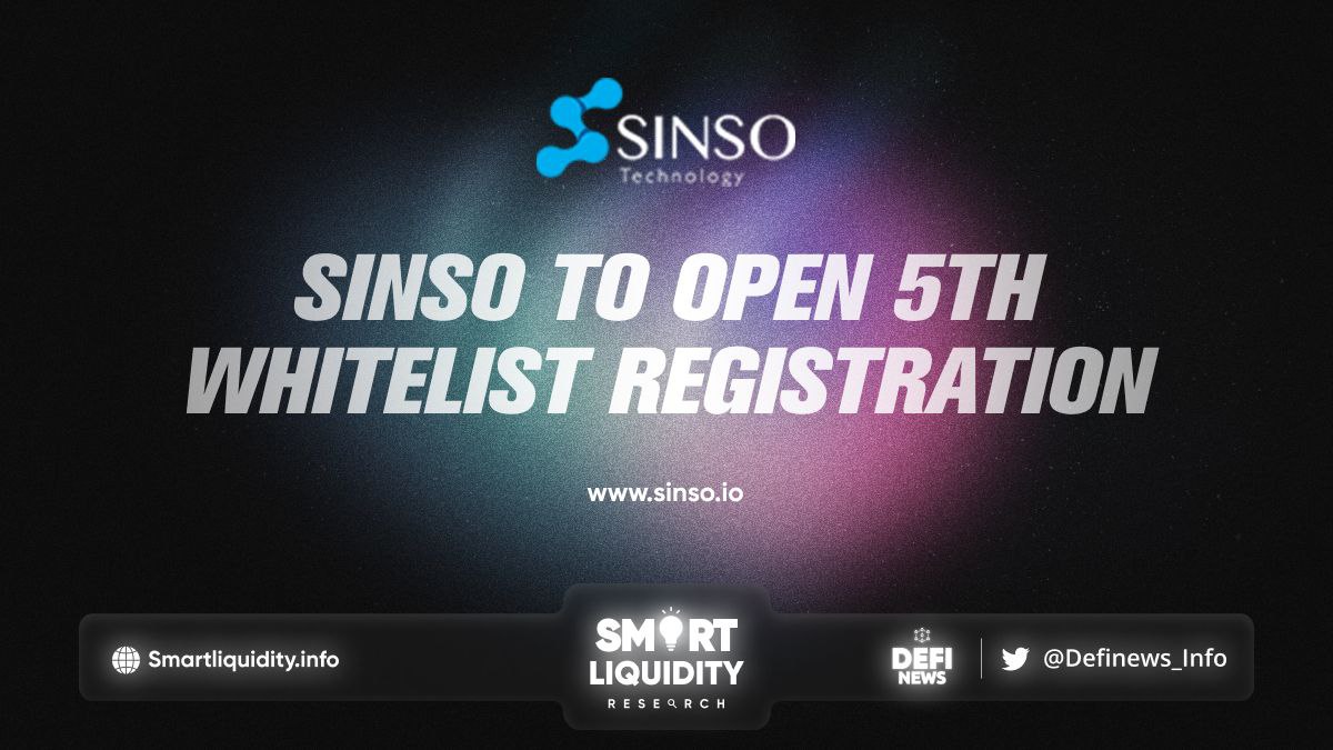 SINSO TO OPEN 5TH WHITELIST