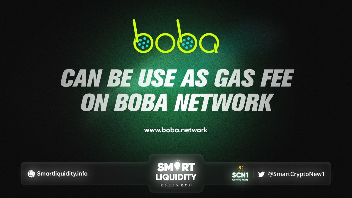 BOBA Token Is Now Used for Gas Fees